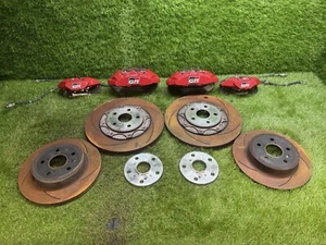 2023-2025 Toyota GR Corolla Front Rear Brake Caliper Set Red Factory OEM Rotos - Picture 1 of 22