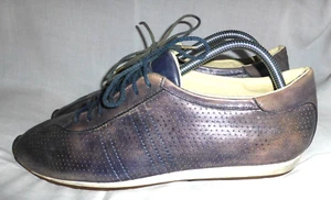 ZAPATO SANTONI HOMBRE OFF COLOR CUERO CON CORDONES TALLA UK 9 EU 43 US 10 EN MUY BUENA CONDICIÓN - Imagen 1 de 23