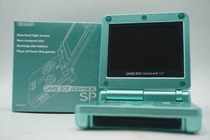 Nintendo GBA SP - AGS-101 - Brighter Screen - Green - Boxed - Picture 1 of 14