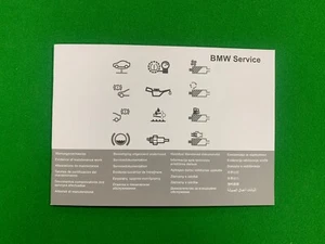 BMW SERVICE BOOK BRAND NEW FOR ALL PETROL AND DIESEL MODELS. 2000-2024 - Picture 1 of 4