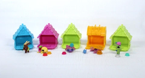 Animal Jam Mini Figures Houses & Accessories toys Bowls Hats Cover