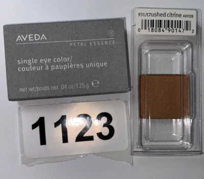 Aveda Eye Color Shadow Single in CRUSHED CITRINE 931 Dark Peach Orange Shimmer - Image 1 of 4