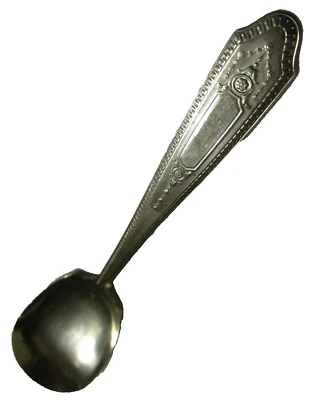 Hermosa cuchara de azúcar plateada nacional Martinica dama cubiertos EPNS 1935 Foto 1 de 4