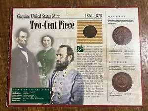 1864 2 Cent Piece - MINT ERROR! 180° Rotated Dies - Medallic Turn - Ships Free! - Picture 1 of 4