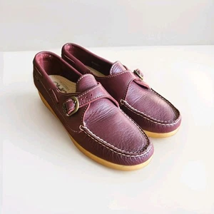 SAS Simplify Halbschuhe Damenschuhe Größe 10 M weinrot weinrot Leder bequem - Bild 1 von 5