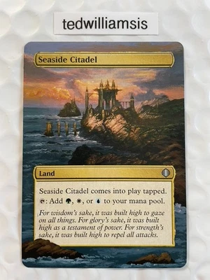 Seaside Citadel MtG Shards of Alara Altered Art Extended & Borderless - Image 1 of 4
