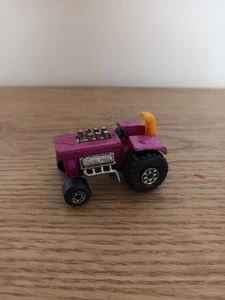 Matchbox Superfast Mod Tractor No. 25 Lesney 1972 Pink Die-cast Toy#39 - Picture 1 of 7