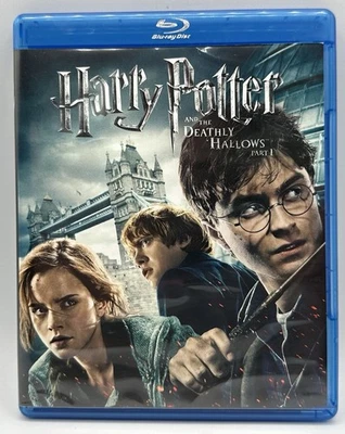 Harry Potter and the Deathly Hallows, Part 1 Blu-Ray + DVD Daniel Radcliffe 2010 - Image 1 of 3