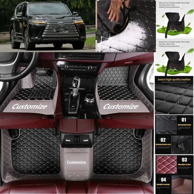For Lexus RX Car Floor Mats Custom Waterproof Luxury Carpets Auto Liner Foto 1 de 4