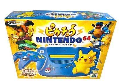 Nintendo 64 N64 Pikachu Blau/Gelb Edition Retro Gaming RAR Limitiert - Bild 1 von 4