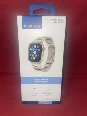 Correa de eslabones de acero inoxidable para Apple Watch 38 mm, 40 mm y 41 mm - dorada Foto 1 de 2