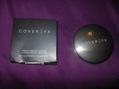 COVER FX PERFECT PRESSED POWDER MEDIUM (1M11) NEW IN BOX WITH APPLICATOR - Image 1 of 4
