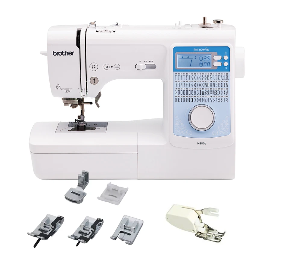 Brother Innov-ís NS80E Computerized Sewing Machine Bonus Foot Set + Walking Foot - Image 1 of 4
