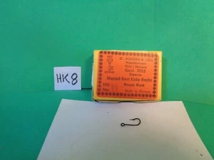 Mustad Black Kirby Hooks, Sizes 11, 100 Count, 1 Box (New) - Picture 1 of 7