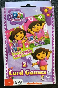 Dora The Explorer Playing Cards - 2 Games: Crazy Eights/Go Fish - Cardinal - New - Picture 1 of 1