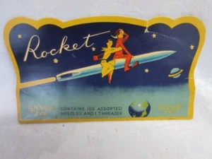 1950s ROCKET Silver & Gold Eye Nickel-Plated NEEDLES, Almost Complete! - Picture 1 of 4