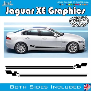 Jaguar XE XF Seiten Custom Streifen R Sportbremse Aufkleber Sticker Grafik 016 - Bild 1 von 4