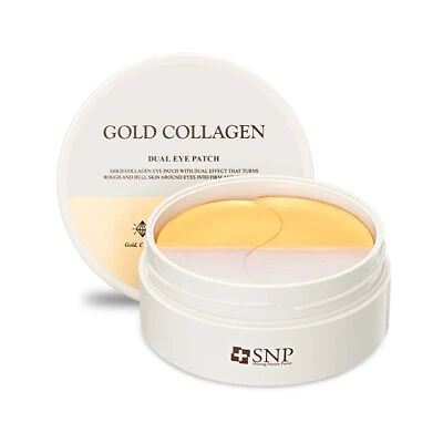 SNP Gold Collagen Dual Eye Patch 1.4g X 60Patch  K-Beauty - Image 1 of 4
