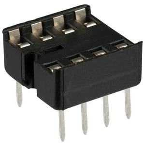 (10 PCS) 8-Pin DIP IC Socket Adaptor Solder Type Retention Contact ~ USA SELLER - Picture 1 of 4