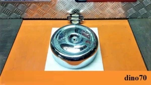 Harley Davidson coperchio filtro aria rotondo cromato x filtri tipo Big Sucker - Foto 1 di 5