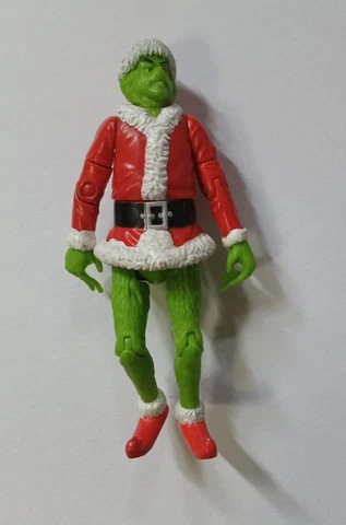 Grinch Who Stole Christmas 2000 Action Figure Jim Carrey Playmates Dr Seuss Cover