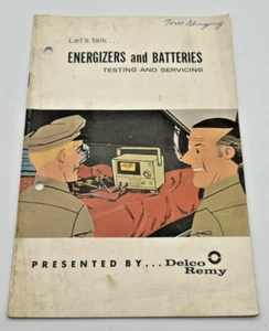 1967 Vintage Delco-Remy Energizers And Battery Testing Booklet Original #DR9022 - Picture 1 of 3