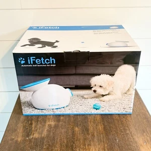 Lanzador automático de bolas iFetch para perros pequeños y medianos, interior/exterior NUEVO - Imagen 1 de 4