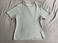 MUJI 50s Style T-Shirt SINGLE STITCH Jersey Slub XS Grey Cotton Rockabilly