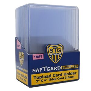 50 x Saf-T-Gard 7-3/4 X 3-7/16 CURRENCY TOPLOADER LARGE BILL  #7935