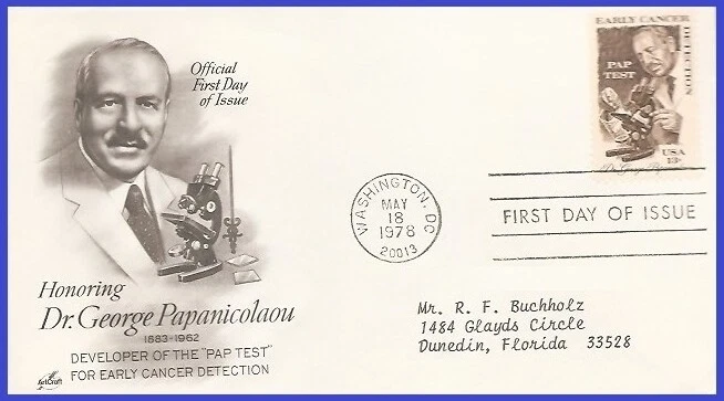 USA4 #1754 ADDR ARTCRAFT FDC   Early Cancer Detection - Image 1 of 1