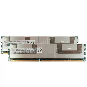 For Hynix 128GB 2x64GB 8RX4 PC3-12800L DDR3-1600Mhz ECC REG Server Memory - Picture 1 of 6