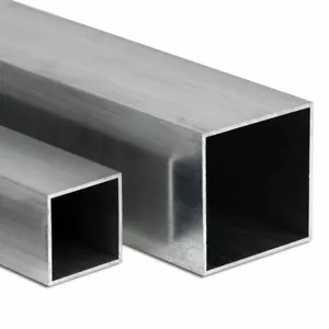Aluminium Vierkantrohr Alu AlMgSi05 Profil Kantrohr AW-6060 Hohlstab Quadratrohr - Bild 1 von 5