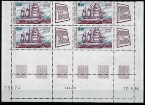 Coin daté du timbre TAAF PA N° 85 neuf ** MNH - Picture 1 of 1