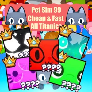 🔥RESTOCK + DESCUENTOS🔥 SIMULADOR DE MASCOTAS 99 MASCOTAS TITANIC | PS99 - SIM DE MASCOTAS 99 - Imagen 1 de 162