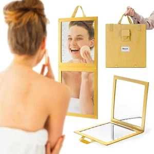 Espejo rectangular ajustable plegable montado en la pared, control táctil, 15" x 15" - Imagen 1 de 4