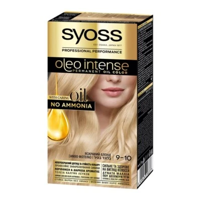 Яркий светлый цвет волос SYOSS Oleo Intense 9-10 без аммиака подарок - Изображение 1 из 2