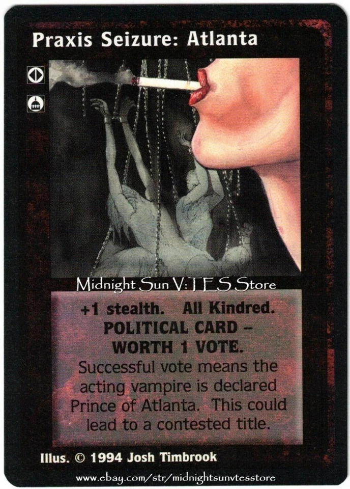 Praxis Seizure: Atlanta Jyhad V:TES VTES Vampire CCG - Image 1 of 1