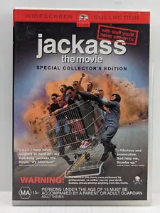 Jackass The Movie DVD Region 4 PAL PreOwned Johnny Knoxville Steve-O - Picture 1 of 7