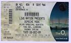 Depeche Mode & Soulsavers 12/15/09 Londyn Anglia O2 Rzadki bilet w Wielkiej Brytanii Stub!