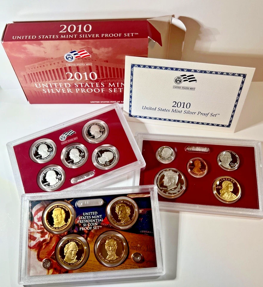 2010 United States Mint Silver Proof Set in OGP with COA - Image 1 of 1