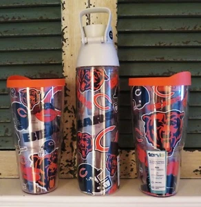 CHICAGO BEARS TRIPLE HYDRATION PACKAGE FROM TERVIS (ALL TEAMS AVAILABLE) - Picture 1 of 7