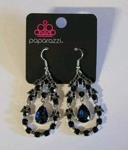Paparazzi Garden Decorum Blue Earrings - Picture 1 of 6