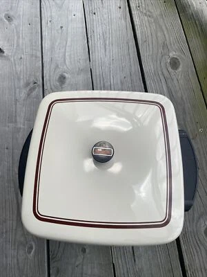 Sartén eléctrica vintage años 70 beige Sears - Counter Craft Foto 1 de 4