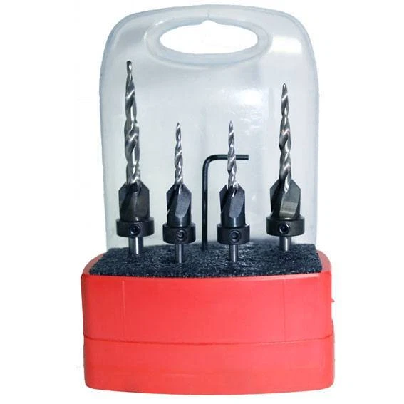 Whiteside 4 Pc. Tapered Drill Bit & Countersink Set - Image 1 of 1