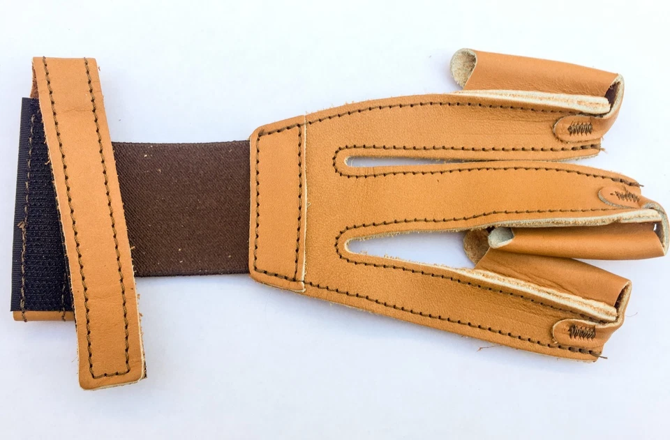 Guante De Cuero Para Tiro Con Arco En Cuero Talla S - Imagen 1 de 1