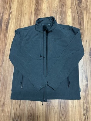 Free Country Men's Stretch Wind & Water Resistant Jacket charcoal grey medium  - Image 1 of 4