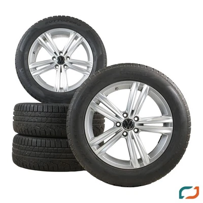 Original VW Tiguan 2 AD1 Winterräder Winterreifen Sebring 235/55 R18 104H RDKS  - Bild 1 von 4