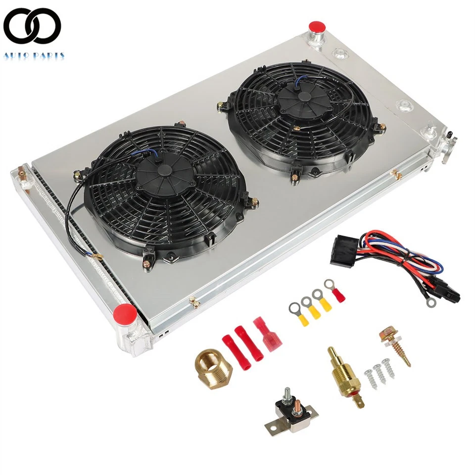 1973-1986 1987 For Chevy C/K C10 C20 C30 K10/20 3 Row Radiator Shroud Fan - Image 1 of 4