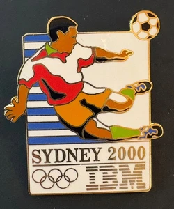 SYDNEY 2000 - PIN PATROCINADOR DE FÚTBOL OLÍMPICO IBM - Imagen 1 de 1