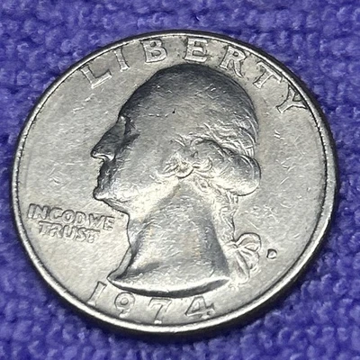 1974, 77, 79, 81, 82, 84 D Quarter Filled D  Mint Mark  Coin Collection  - Image 1 of 4